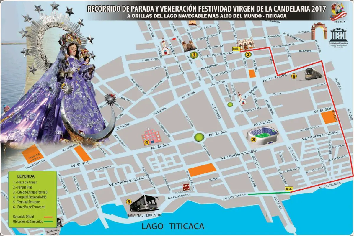 Ruta oficial: Candelaria 2017